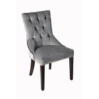 Buy cheap Gelaimei Gray Wooden Hotel Chairs Button Back Chair Customized product