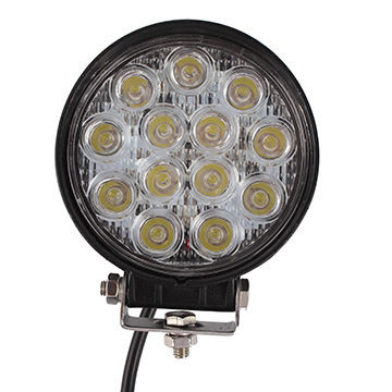 2 PCS 39W 2500lm Round Flood Epistar Work Light Fog Driving Lamp Truck Tractor SUV 9 LED