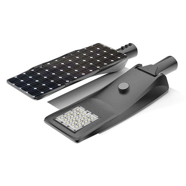 Outdoor Mono Crystalline Solar LED Streetlight all in one with Motion Sensor 1