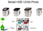 12Kg Stainless Steel Countertop Commercial Refrigerator Automatic Ice Maker