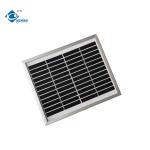 Zhiwang 2.5W Portable Tempered Glass Solar Panels ZW-2.5W-12V Glass Laminated