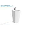 Buy cheap SWC2141 bathroom pedestal basins , Single hole oval ceramic sink from wholesalers