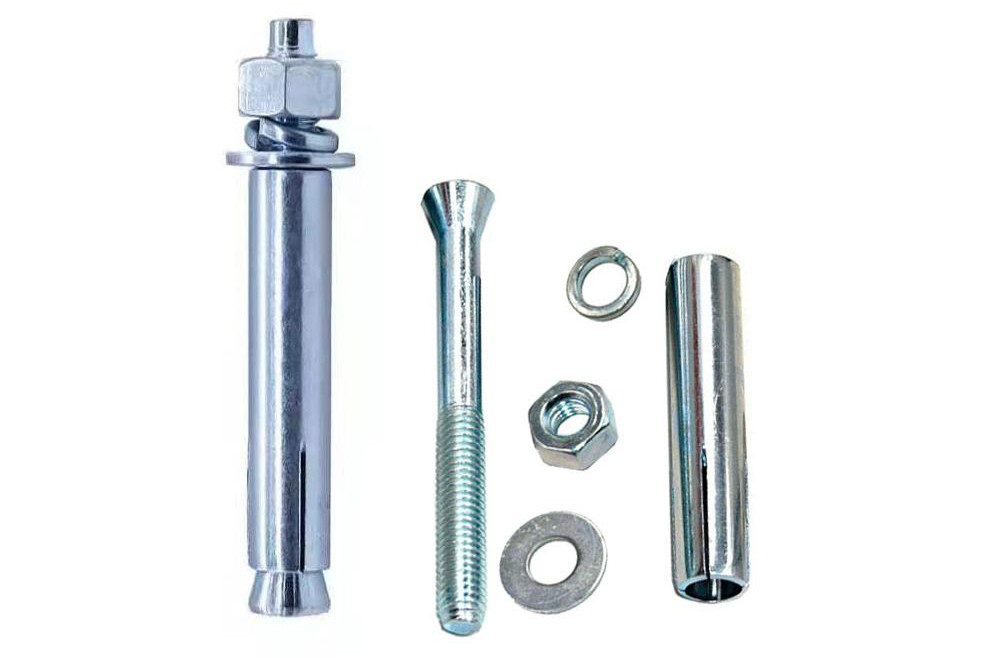 50mm - 300mm Concrete Anchor Bolt M10 Hex Head Bolt Customized