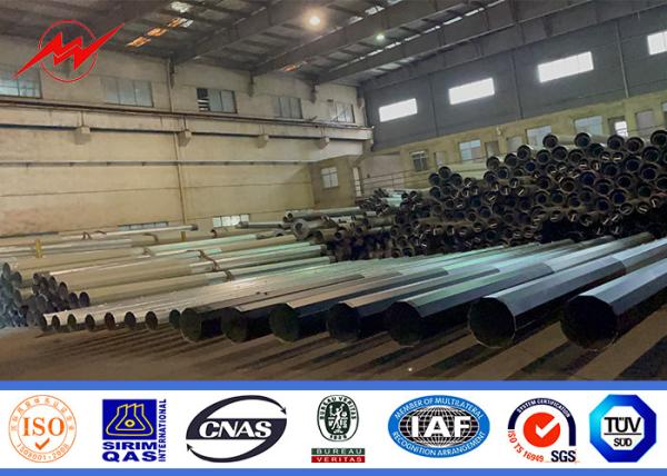 Buy cheap 35ft 500kg 750kg Tubular Steel Pole 2.75 / 3mm Thick Hot Dip Galvanized from wholesalers