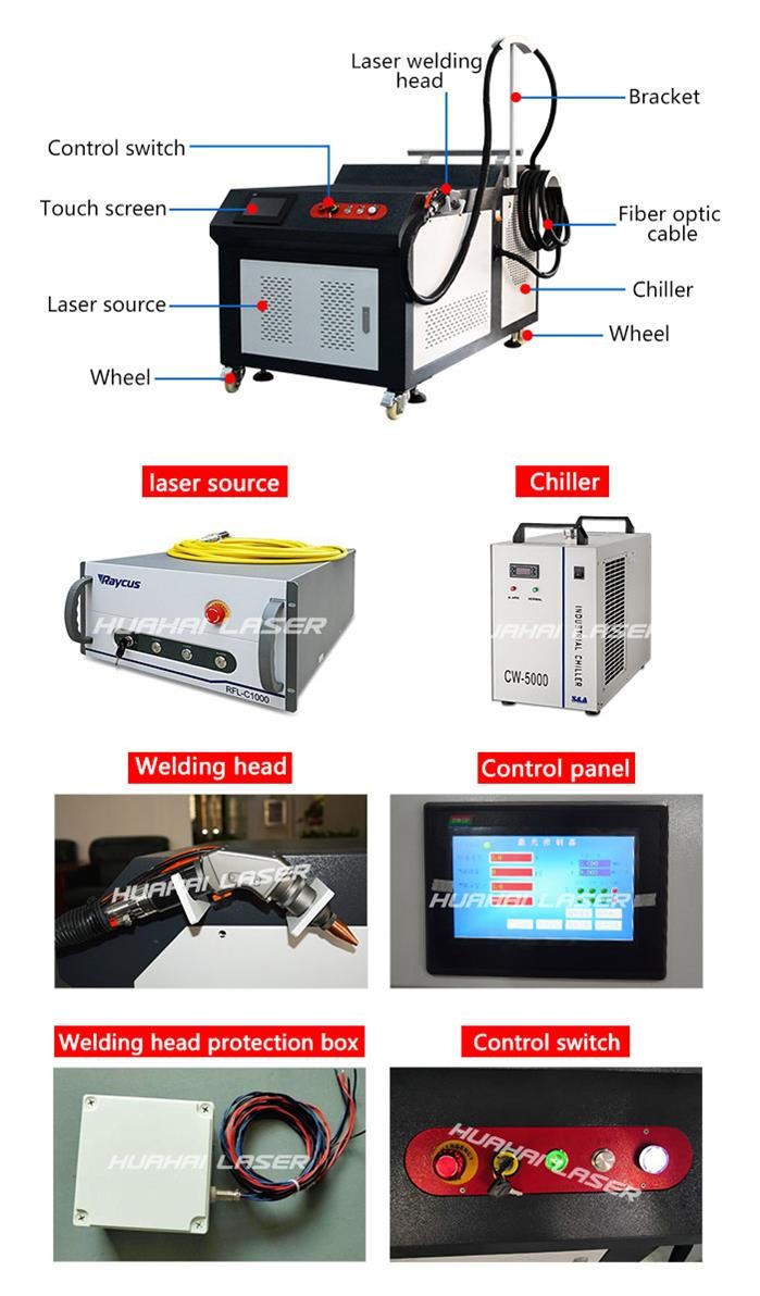 Optical Fiber Handheld Laser Welding Machine , Micro Laser Welding Machine