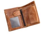 13x10.2cm 0.2kg Mens PU Leather Wallet RFID Blocking Genuine Leather ISO9001