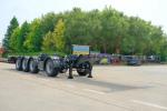 1840mm Tread Steel Skeleton Container Chassis Semi Trailer for Long Distance