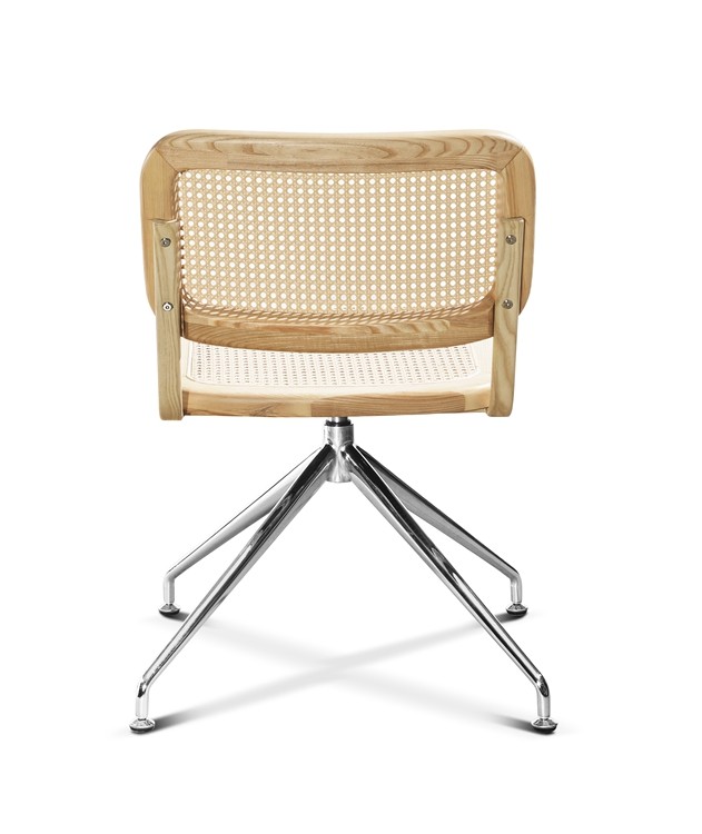 30'' Rattan Office Chairs 0.099CBM Executive Meeting Room Chairs Library Workshop