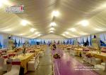 500 People Luxury Wedding Tents with Roof Lining and Curtains for Weddings and