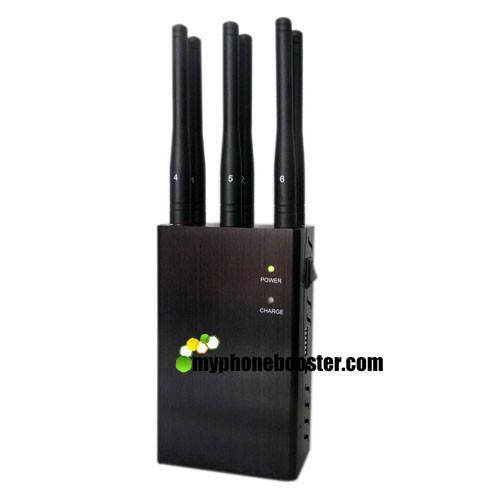 SA-006P GSM CDMA 3G 4G LTE WIFI GPS LoJack Jammer, Portable Mobile Signal