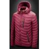 Buy cheap Men'S Winter Nylon Fabric Quilted Jacket With Detachable Hood from wholesalers
