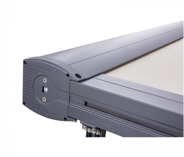 Polyester Retractable Roof Awning Remote Control Aluminum Retractable Awning Conservatory