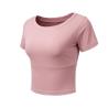 Buy cheap Seamless Lightweight Yoga Shirts Cool-dry Sports Crop Tops Short Sleeve Fitness Yoga Gym Top from wholesalers