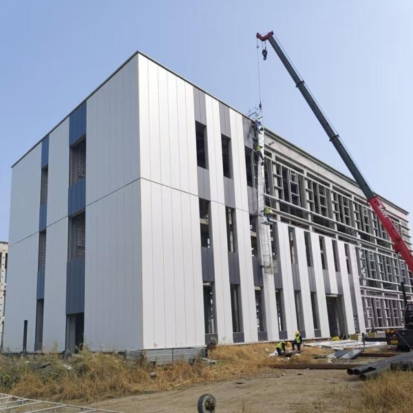 Buy cheap Prefabricated Steel Structure Storage Warehouse Large Span Metal Frame Buildings from wholesalers