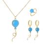 Buy cheap Enamel 18K Gold Jewelry Set Balloon Pendant Necklace Ring And Earring Set from wholesalers