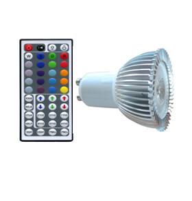Buy cheap 3*1W RGB GU10 led spot light from wholesalers