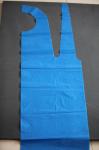 Colorful Disposable PE Apron Flat Packed , Plastic Kitchen Apron Smooth Surface