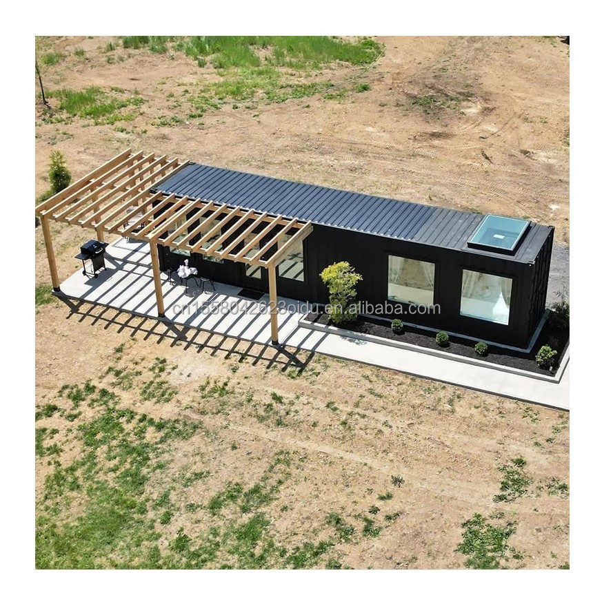 Galvanized Steel Square Tubes The Key Component of 40 Foot Prefabricated Strong Seafreight Box Renovation Family Housing