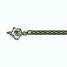 Buy cheap AB color Iron Pipe Curtain Rods Muslim Finial Style with diamonds from wholesalers