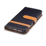 Denim Jeans PU Leather Flip Case Cover For Samsung Galaxy S8 , Wallet Stand Case