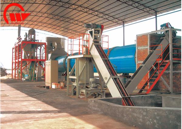 500kg - 2T Capacity Triple Pass Rotary Drum Dryer Gery / Blue Color DDGS ISO