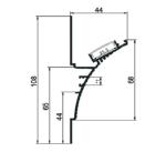 YD-44108 Led Aluminum Profile For Wall Washing Light LED Profile For Wall