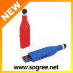 Plastic Promotional Pens USB Flash Drive Touch Style