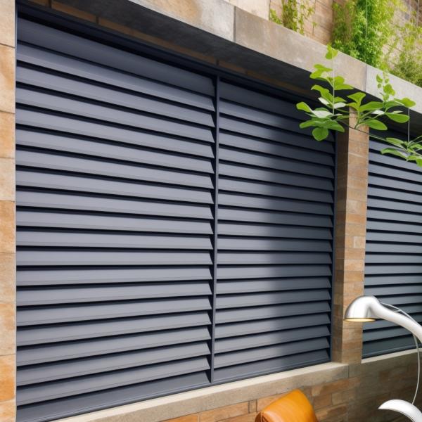 Buy cheap Anodizing Aluminium Louvered Window Frame Triple Glass Sound Insulation from wholesalers