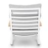 Buy cheap Metal Frame Folding Chair Sun Lounger 62X56.5X83cm Patio Rocking Chair from wholesalers