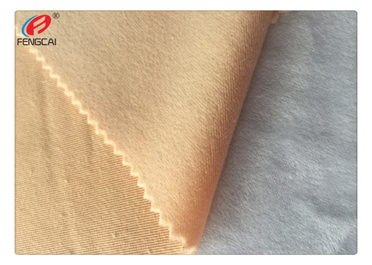 Super Soft Velboa Minky Blanket Fabric 100% Polyester For Baby Bedding