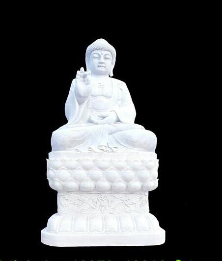 Buy cheap Chinese White Marble Carving Figure Buddha Sculpture from wholesalers