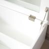 Buy cheap Brown White Wooden Dressing Table With Mirror Large Capacity Luxury For Bedroom Home from wholesalers