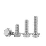 GB Standard Passivated Stainless Steel Hex Flange Bolt M4 M6 M8 M10 M12 Class 4