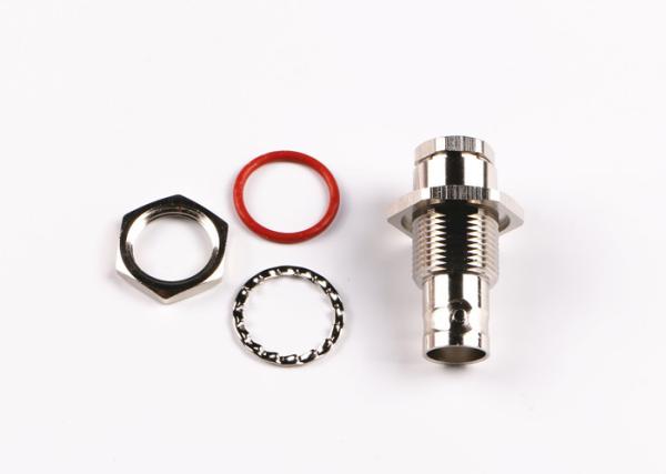 Buy cheap 50 Ohm Female Socket BNC Cable Connector , BNC Crimp Connector Straight Type from wholesalers