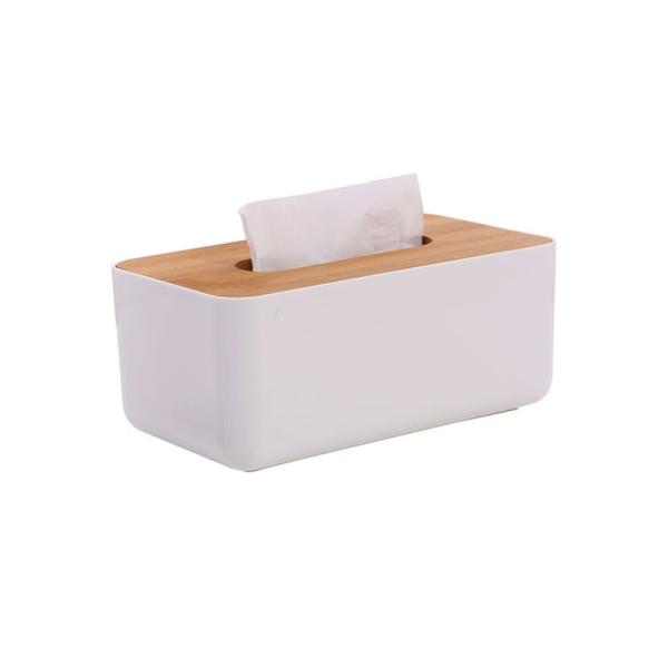Buy cheap Bamboo PP White Tissue Box Cover Decorative Tissue Box Covers from wholesalers