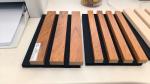 Fireproof Square Edge Acoustic Board Panel Wood Slat Panel For Home Decoration