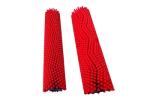 Custom Size Industrial Nylon Brush Tufted Rollers PP Materials Long Life Span
