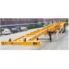 Buy cheap 1840mm Tread 12 Tire Number Container Chassis Semi-Trailer For Container Delivery from wholesalers
