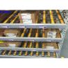 Buy cheap Industrial Carton Flow Rack Rolling Stainless Steel Case Fifo Storage System from wholesalers