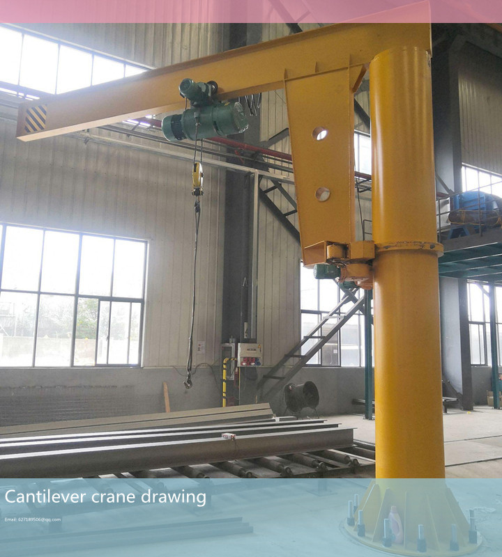 BBZ type 3t explosion-proof cantilever crane, lifting material cantilever crane,