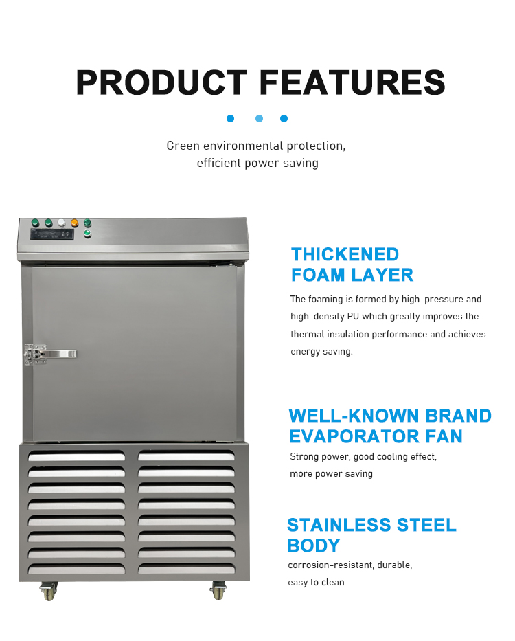 Vegetables Fruit Shrimp Tunnel Quick Freezer Quick Frozen Iqf Tunnel Blast Freezer -80C to 0C Temperature Control 220V