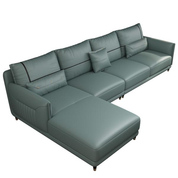 Buy cheap Fabric Modern Sectional Living room Sofa leather wood frame with factory price from wholesalers