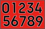 College Football Heat Press Numbers And Letters For Positions And Name