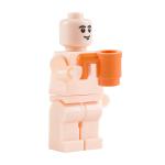 ABS colorful city home container accessories mini figures cup building blocks