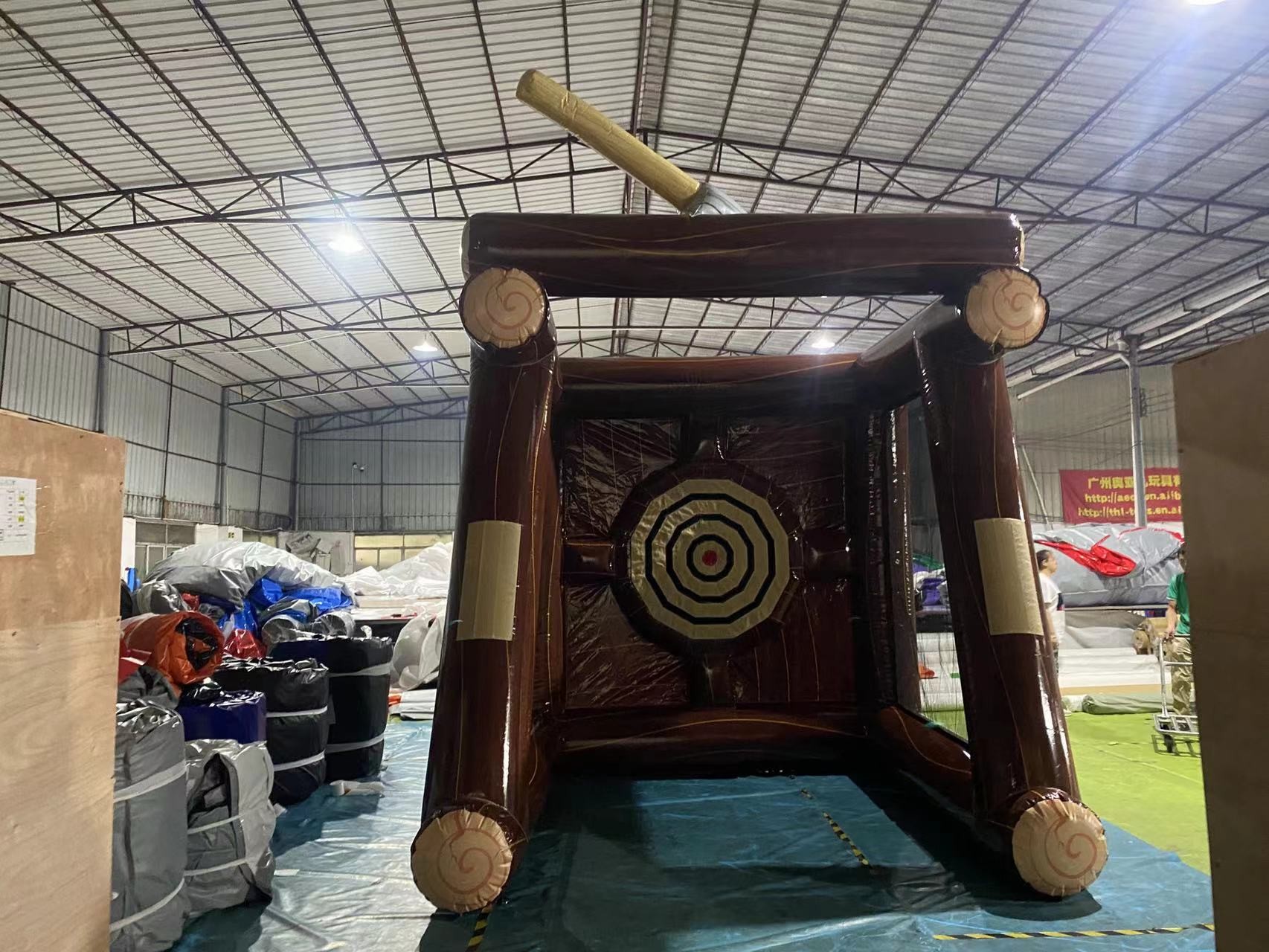 nflatable Axe Throwing Game Outdoor Fun Inflatable shooting darts for Kids and Adults