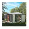 Buy cheap Outdoor Storage Tools Shed Large Size 8x10FT Metal House with 66.5" Height Steel Doors from wholesalers