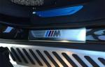 BMW New X6 E71 2015 Illuminated Door Sills Side Door Scuff Plate Stainless Steel
