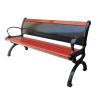 Buy cheap Haoyida 1200mm Cast Iron And Wood Garden Bench Advertising from wholesalers