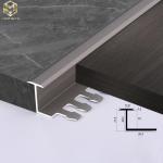Buy cheap Custom Aluminium Edge Trim Profiles Extrusion For Aesthetic Ceramic Tile Transition from wholesalers
