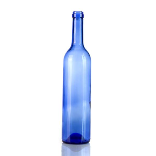 Buy cheap BPA Free Glass Wine Bottle Black Brown Blue Riesling Bottle 500ml 750 Ml from wholesalers